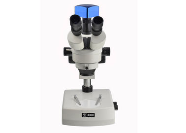 China Microscopio estéreo del enfoque de Trinocular del microscopio óptico estéreo del laboratorio con la cámara digital proveedor