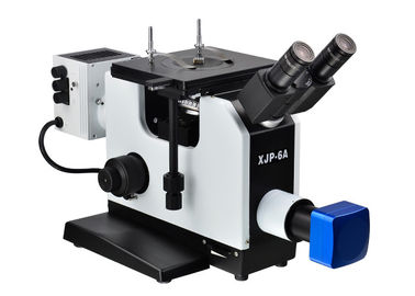 China microscopio metalúrgico vertical XJP-6A de 20X 40X con fuente de luz de 6V 30W proveedor