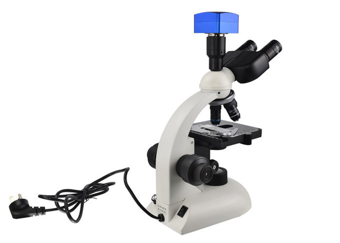 Brillo avanzado del microscopio biológico de Trinocular de la luz del LED alto