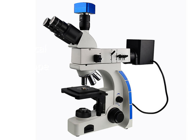 Microscopio óptico del microscopio metalúrgico 50-800X UOP de la luz transmitida