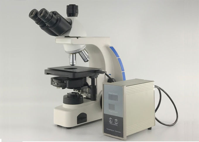 microscopio óptico de la lente óptica del microscopio del compuesto de 100X UOP con la etapa caliente